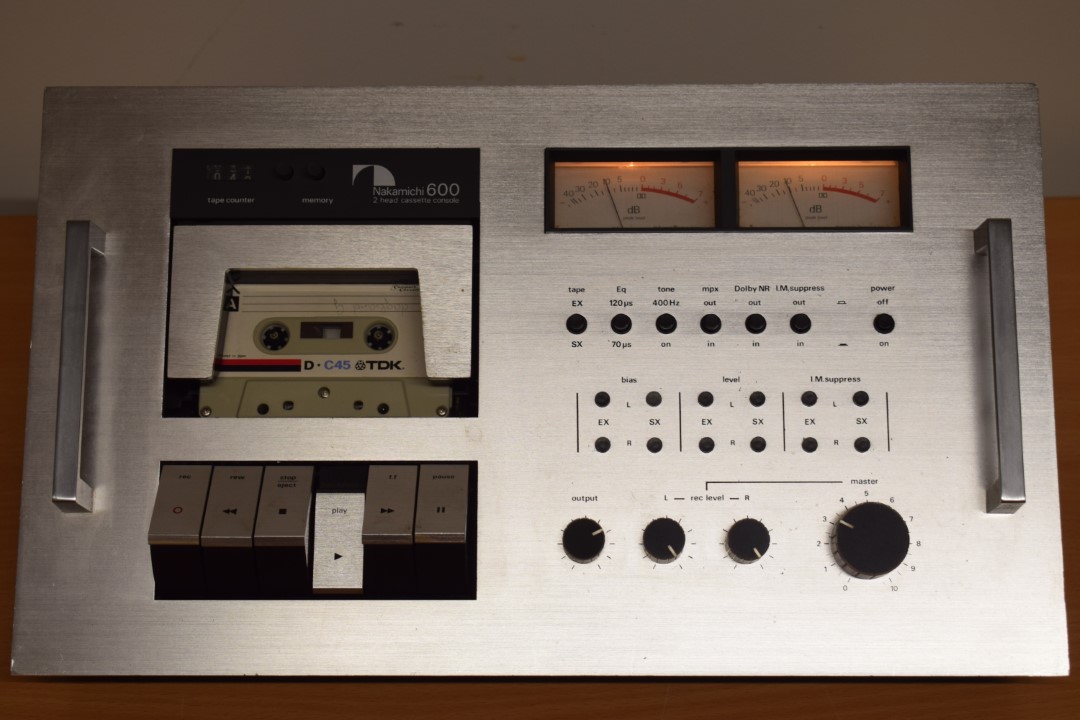 Nakamichi 600 Type I – Silver Cassette Deck  			